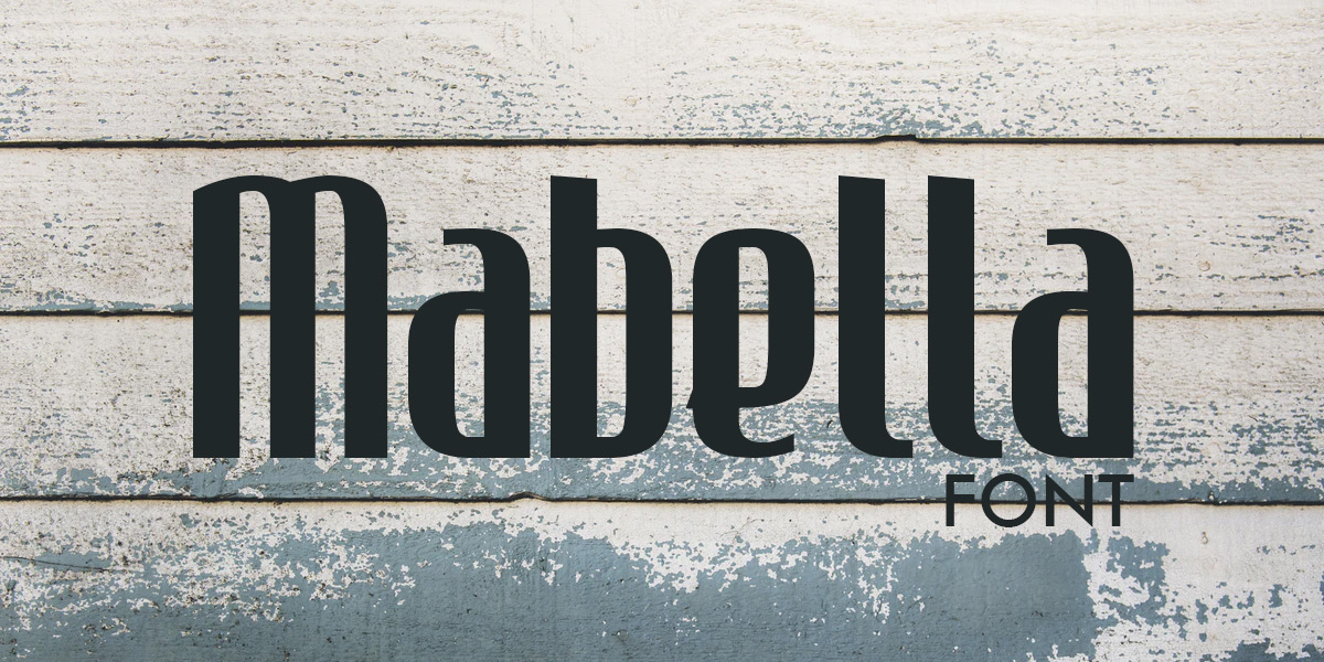 Font mabella logogryf