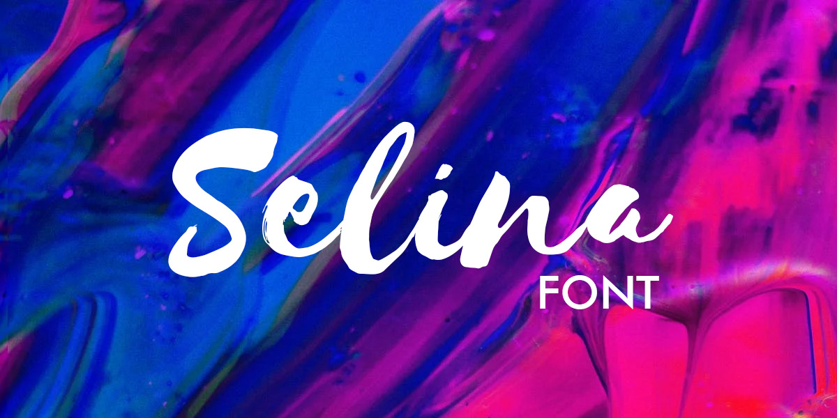 Font Selina Logogenie