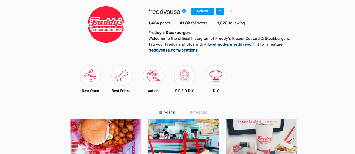 Instagram profile mock up