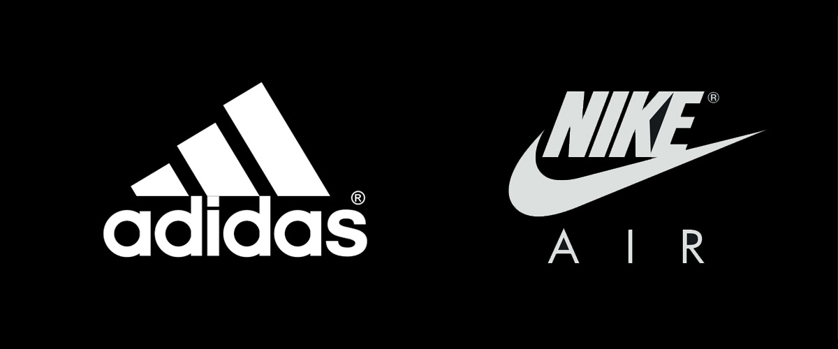 Znaczenie kolorów czarne i białe tło logo
