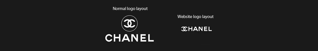 Logo Chanel na stronie internetowej