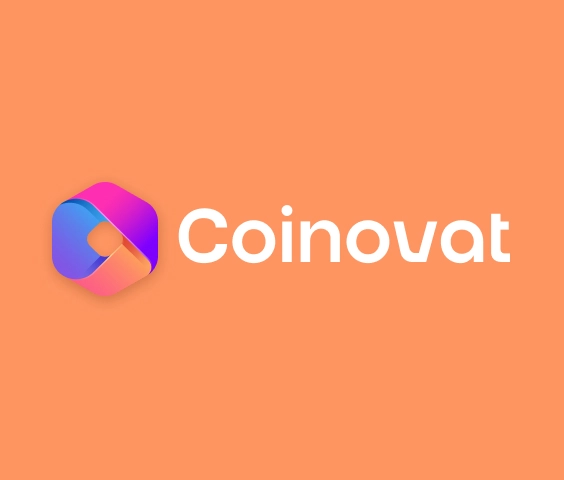Nowoczesne gradientowe logo kryptowaluty