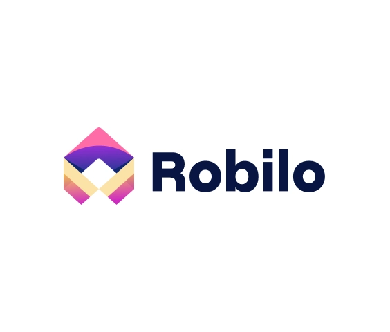 Kolorowe geometryczne logo firmy