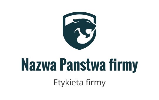 Granatowe logo z stylizowanym panterą, symbolizującym siłę i zwinność w branży tygrysów.