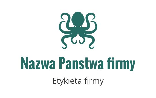 Stylizowane logo ośmiornicy w odcieniu niebieskozielonym z falującymi mackami