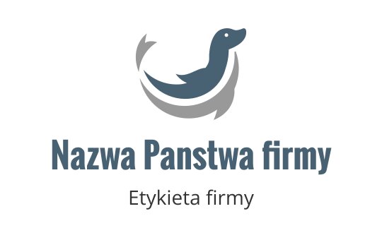 Zabawne logo kaczki w delikatnych odcieniach niebieskiego i szarości