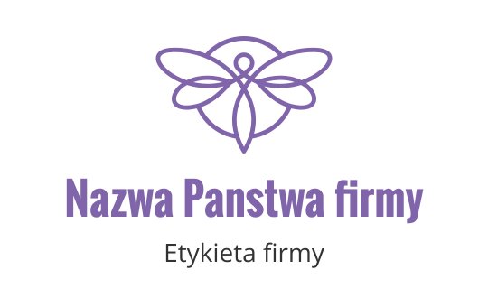 Eleganckie logo motyla w purpurze z delikatnymi detalami skrzydeł