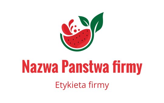 Kolorowe logo truskawki z zielonymi liśćmi i zabawnymi akcentami