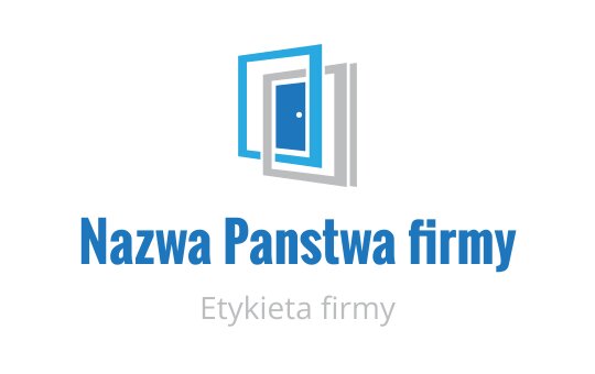 Nowoczesny projekt logo z nakładającymi się niebieskimi ramkami o eleganckim wyglądzie