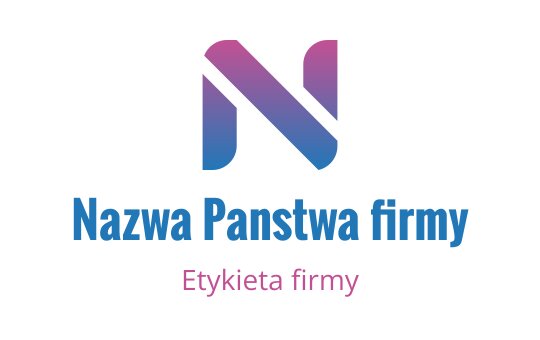 Nowoczesny projekt logo z gradientem, przedstawiający stylizowaną literę N