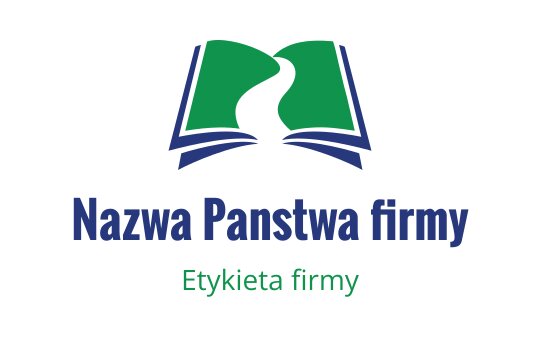 Logo projektu otwartej książki z zieloną rzeką przepływającą przez nią