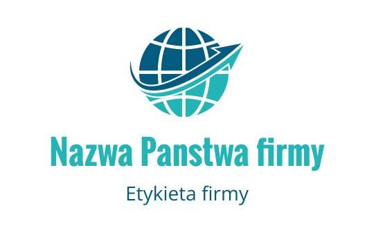 Nowoczesny projekt logo globu z dynamiczną strzałką w odcieniach niebieskiego