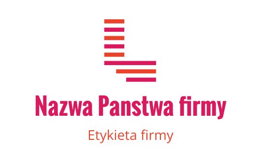 Nowoczesny projekt logo z stylizowaną literą L i poziomymi paskami