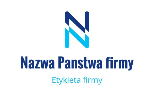 Nowoczesne niebieskie i turkusowe logo z stylizowaną literą N