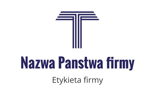 Nowoczesne niebieskie logo z stylizowaną literą T i liniami