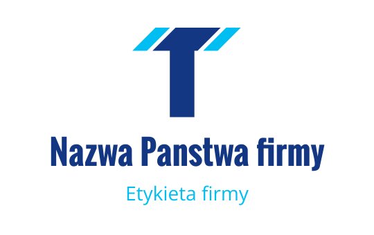 Nowoczesne niebieskie i turkusowe logo z stylizowaną literą T
