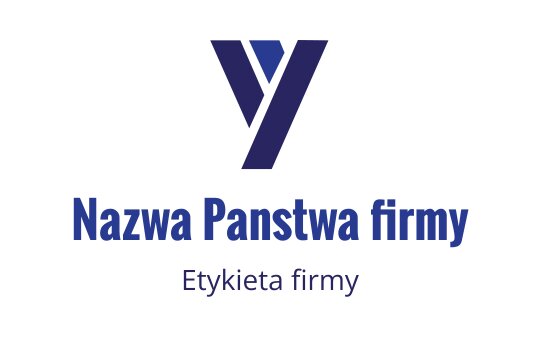Nowoczesne niebieskie i ciemnoszare logo z stylizowaną literą V