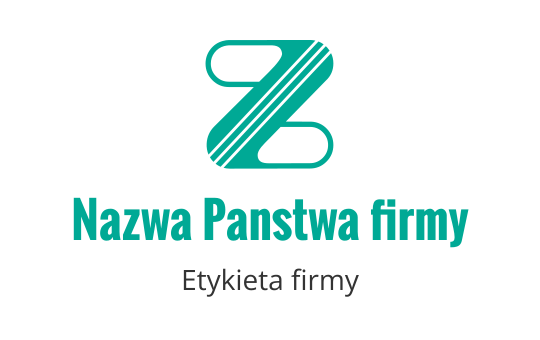 Nowoczesne logo w kolorze turkusowym z stylizowaną literą Z i liniami