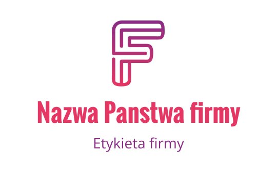 Nowoczesny projekt logo z stylizowaną literą F w gradientowych odcieniach różu i fioletu