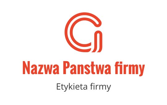 Nowoczesny projekt logo z stylizowanymi literami "C" i "G" w kolorze czerwonym