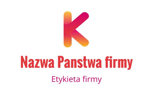 Nowoczesny projekt logo z gradientem, przedstawiający stylizowaną literę K w żywych kolorach