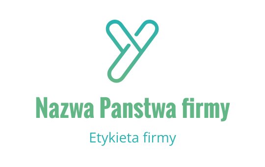 Nowoczesny spleciony projekt logo w odcieniach zieleni i niebieskiego