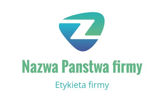 Nowoczesny projekt logo z stylizowaną niebiesko-zieloną literą Z