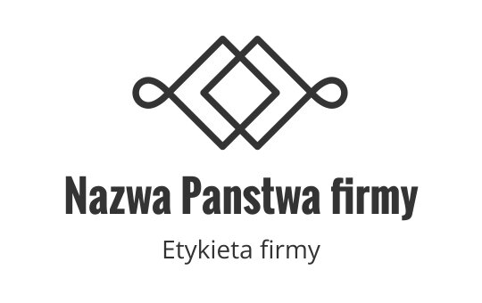 Elegancki projekt logo z przeplatającymi się kształtami diamentów i płynącymi liniami