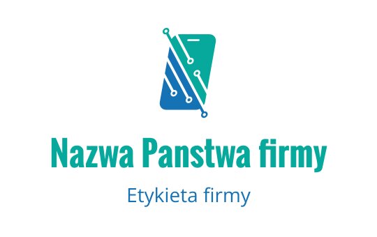 Nowoczesny projekt logo z stylizowanym smartfonem i liniami obwodów