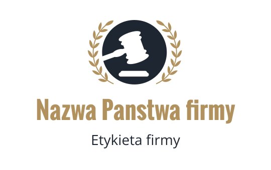 Elegancki projekt logo z młotkiem otoczonym liśćmi laurowymi