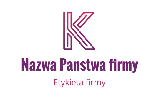 Nowoczesny geometryczny projekt logo z stylizowaną literą K w gradientowych kolorach