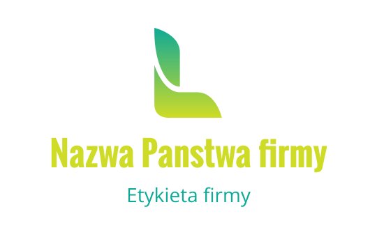 Nowoczesny projekt logo z stylizowanym zielonym liściem i literą L