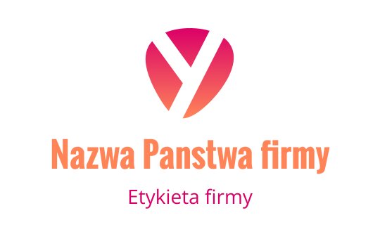 Nowoczesny projekt logo z stylizowaną literą Y w różowym i pomarańczowym