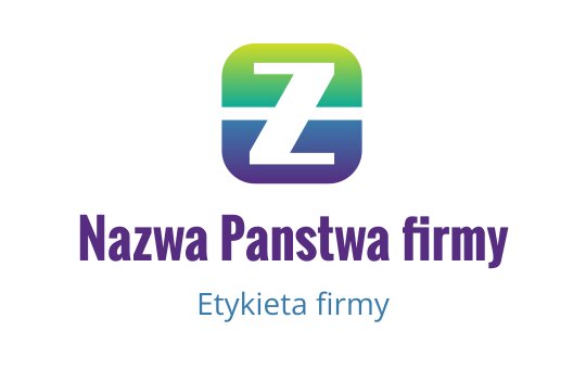 Nowoczesny projekt logo z stylizowaną literą "Z" w gradientowych kolorach