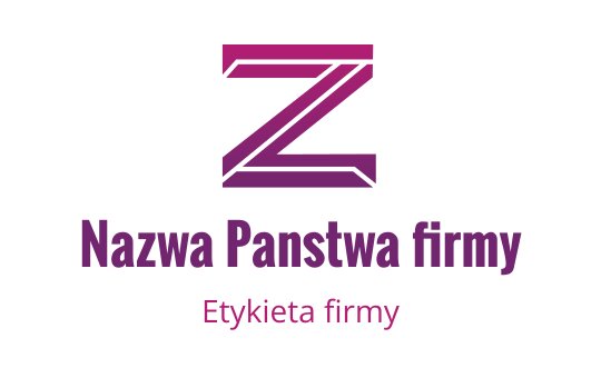 Nowoczesne logo w kolorze fioletowym i różowym z stylizowaną literą Z
