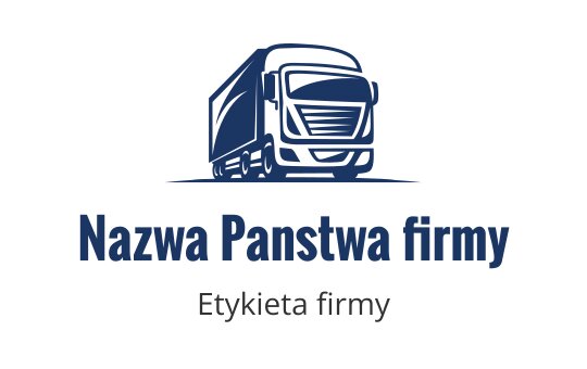 Nowoczesne logo ciężarówki w odcieniach niebieskiego z czystymi liniami