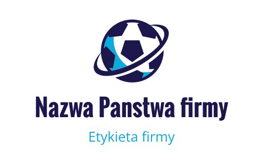 Nowoczesny projekt logo globu z piłką nożną i orbitującymi pierścieniami