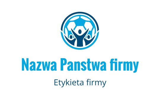 Dynamiczny projekt logo z uniesionymi rękami w okrągłym kształcie