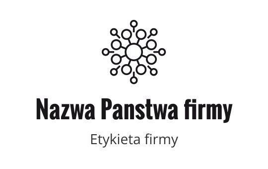 Nowoczesny okrągły projekt logo z połączonymi węzłami i wyraźną typografią