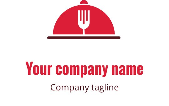 Eleganckie bordowe logo z stylizowanymi dzwonkami w nowoczesnym stylu