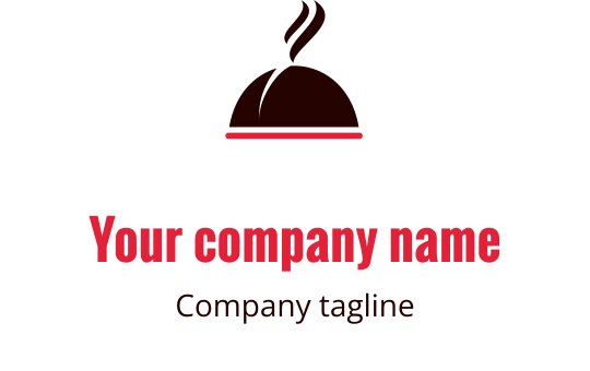 Eleganckie bordowe logo z stylizowanymi dzwonkami w nowoczesnym stylu