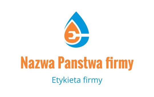Nowoczesny projekt logo kropli wody z kluczem i żywymi kolorami