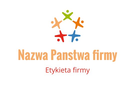 Kolorowy projekt logo z abstrakcyjnymi postaciami ludzkimi w okrągłym układzie