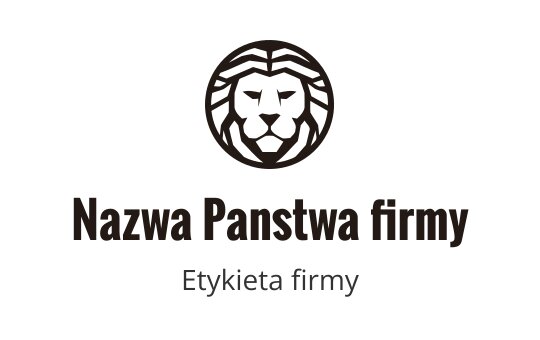 Czarne logo lwa o nowoczesnym designie, symbolizujące siłę i odwagę w branży tygrysów.