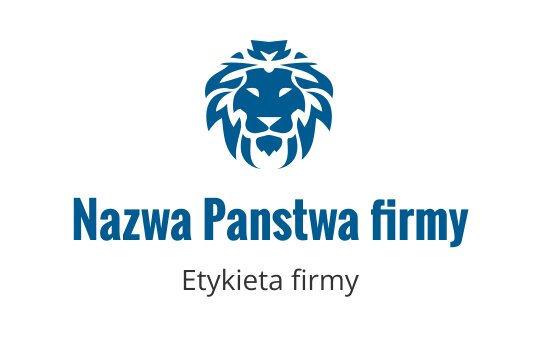 Turkusowe logo z stylizowanym lwem, symbolizującym siłę i odwagę w branży tygrysów.