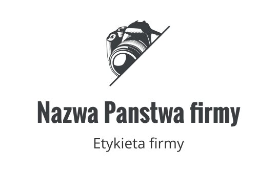 Stylowe logo aparatu z nowoczesną estetyką