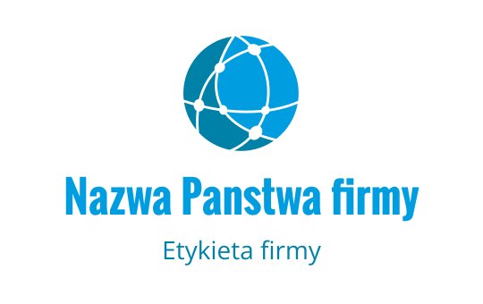Nowoczesne niebieskie logo globu z połączonymi liniami i węzłami