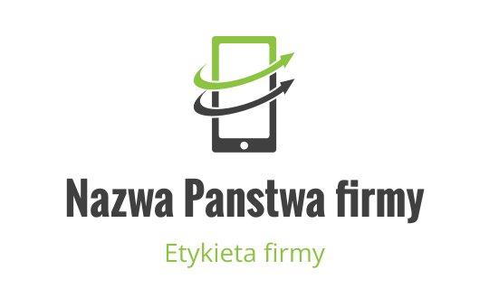 Nowoczesny projekt logo z dynamicznymi zielonymi akcentami i smartfonem