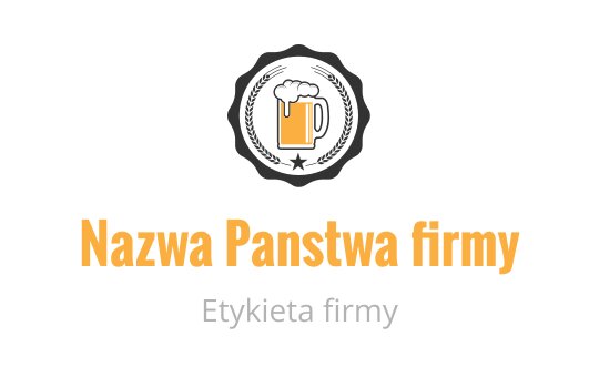 Logo w stylu vintage z kuflem piwa i gwiazdkami