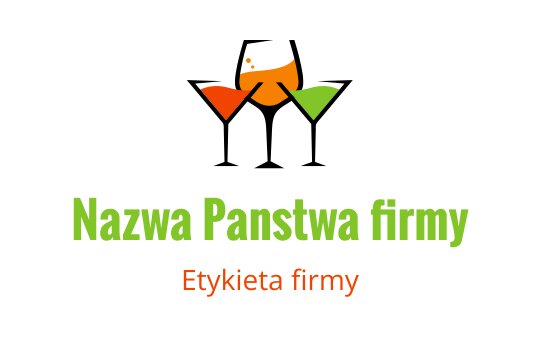 Kolorowy projekt logo z abstrakcyjnymi kształtami w pomarańczowym i zielonym